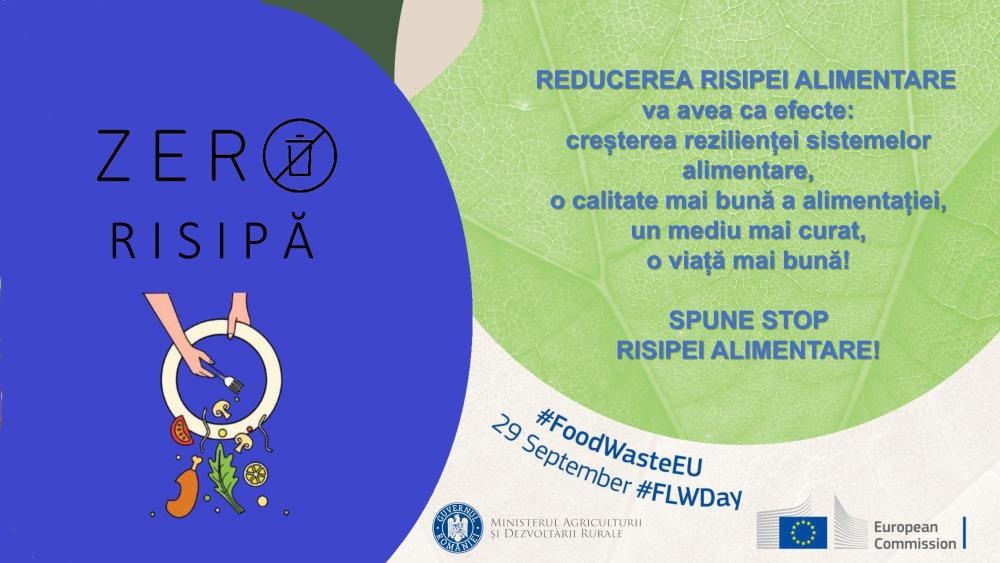 Campania „Și tu poți proteja planeta! Împreună dăm startul la reducerea risipei de alimente!”